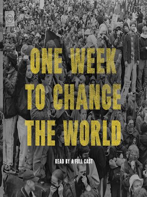 cover image of One Week to Change the World